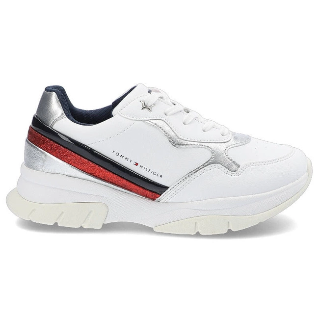 Sneakersy TOMMY HILFIGER - T3A4-31175-0196X256 White/Multicolor X256